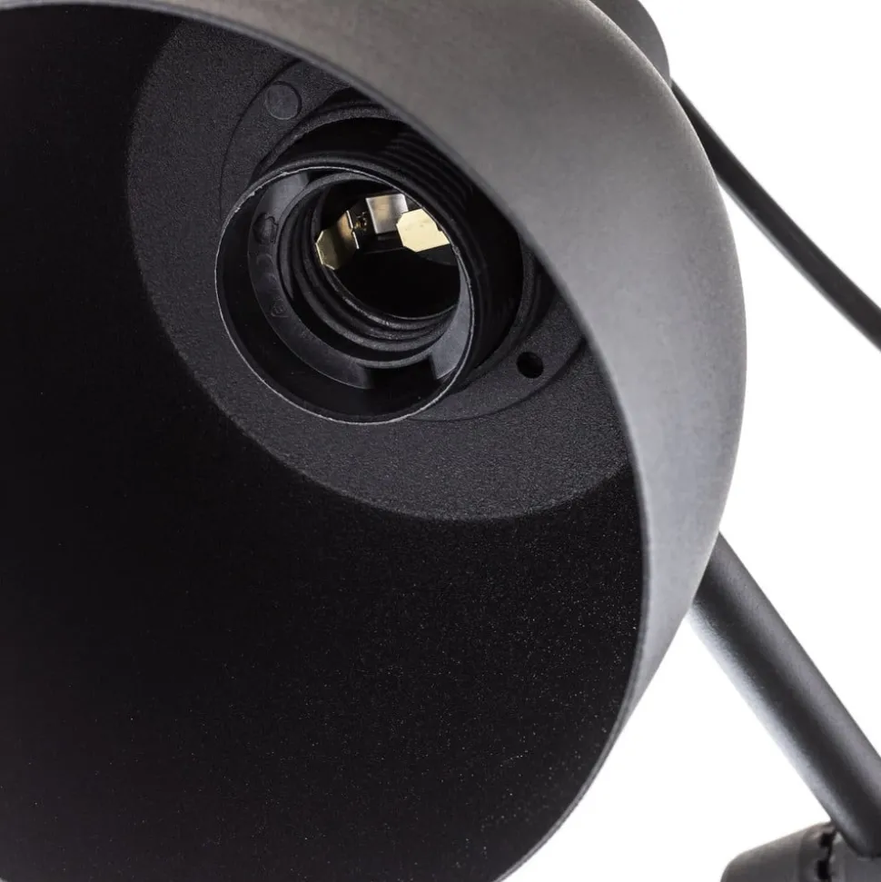 Wandlamp 997 met stekker, 1-lamp, zwart