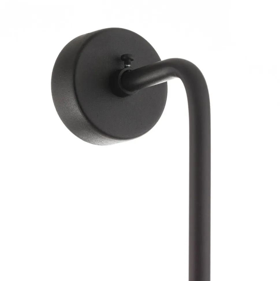 Wandlamp 997 met stekker, 1-lamp, zwart