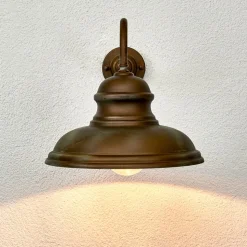 Wandlamp ALESSIA in antiek messing