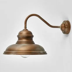 Wandlamp ALESSIA in antiek messing