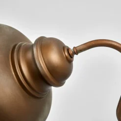 Wandlamp ALESSIA in antiek messing