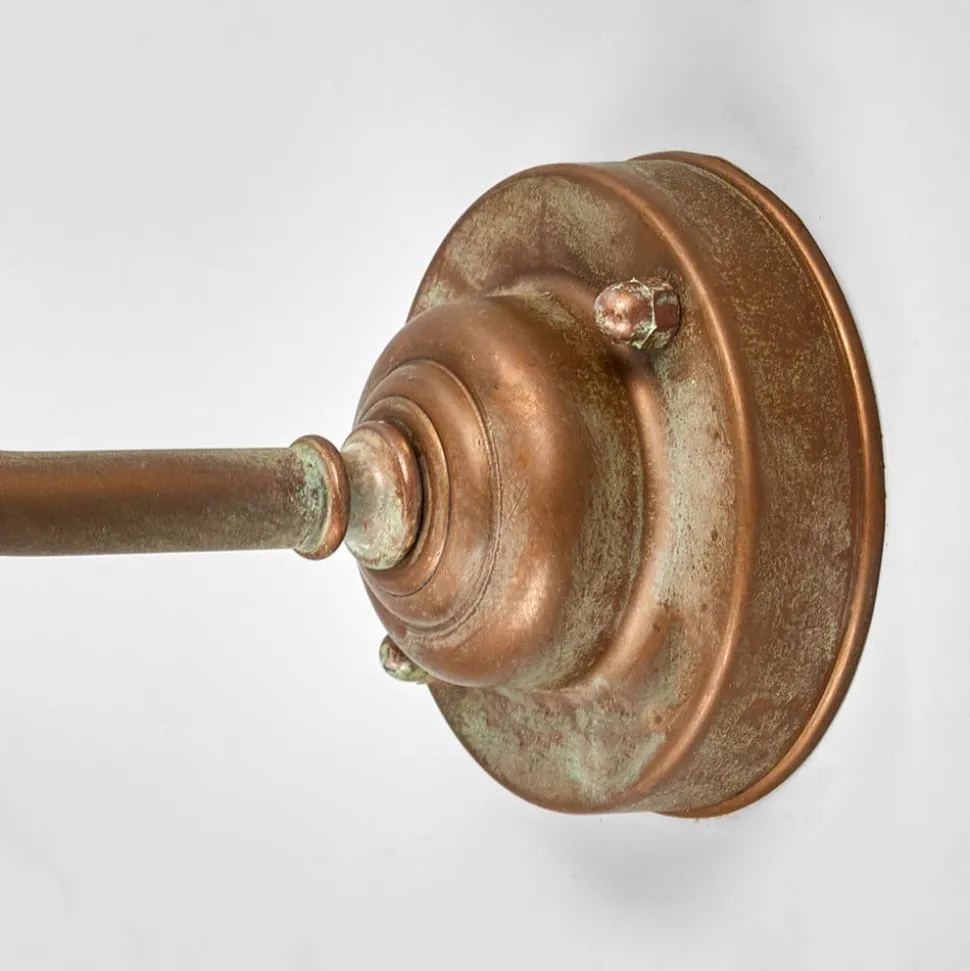 Wandlamp ALESSIA in antiek messing