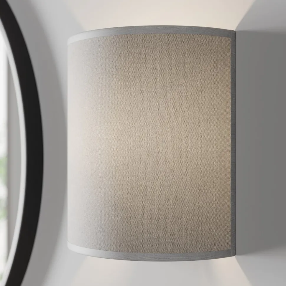 Wandlamp Alice met grijze kap