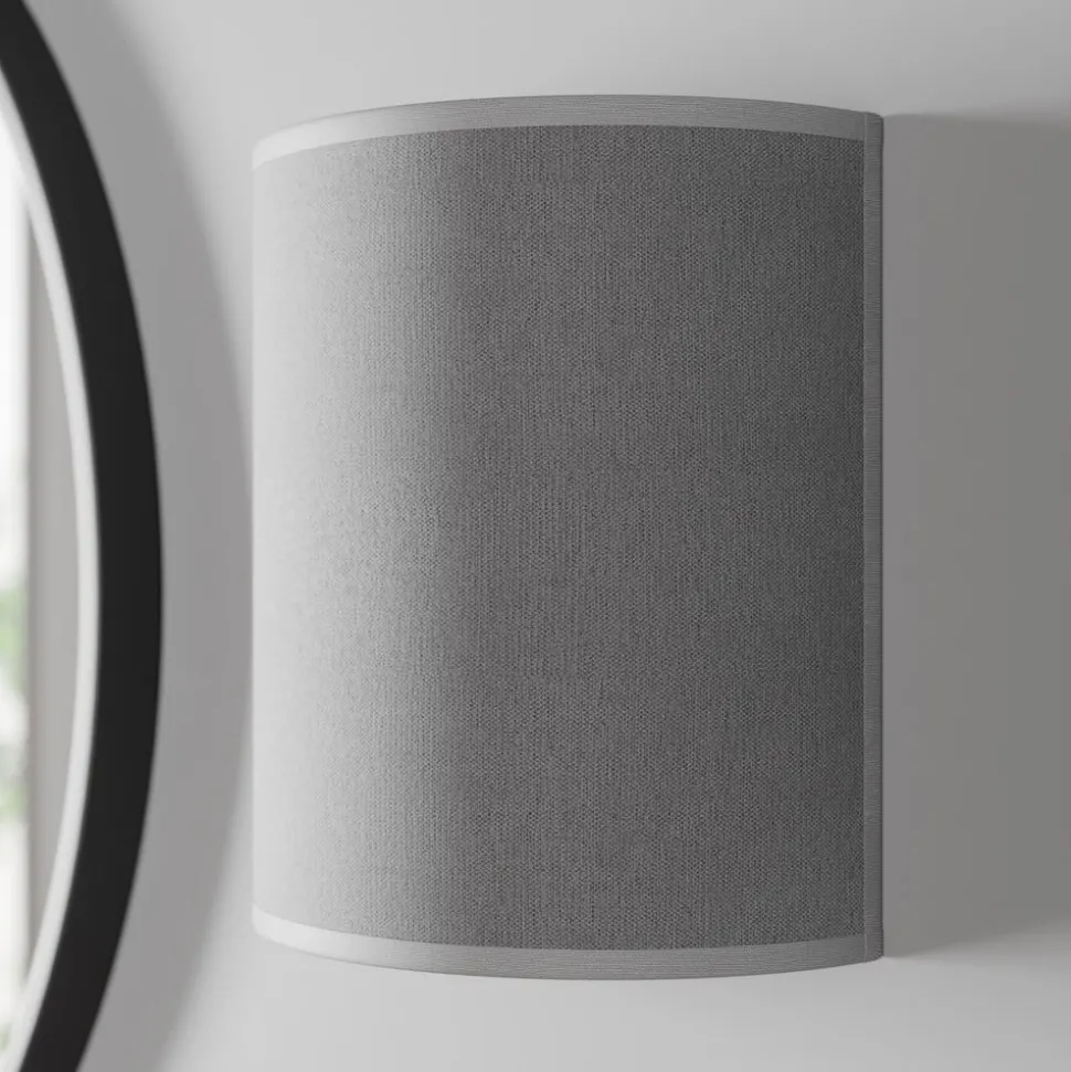 Wandlamp Alice met grijze kap