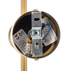 Wandlamp Alison, 2-lamps, messing/wit, 89 cm