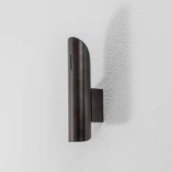 Wandlamp Ana Plus, zwart, staal, hoogte 24,5 cm, G9