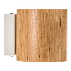 Wandlamp Ara als cilinder van hout