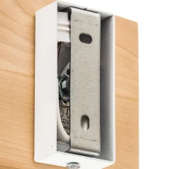 Wandlamp Ara als houten kubus