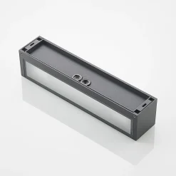 Wandlamp Arcchio Lengo, 38 cm, antraciet, E27, IP54