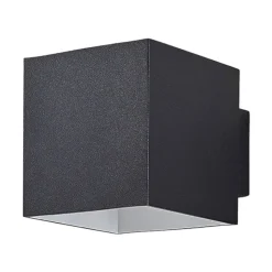 Wandlamp Arcchio Zuzana, hoekig, zwart, G9, 10 cm breed