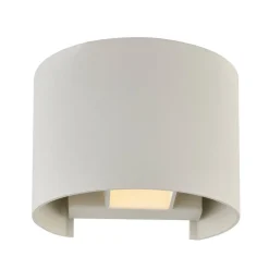 Wandlamp Arcchio Zuzana, rond, wit, G9, 13 cm breed