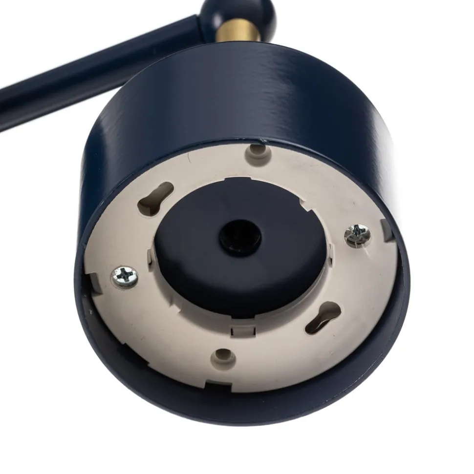 Wandlamp Arena in blauw-goud