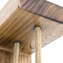 Wandlamp Bassena van licht echt hout