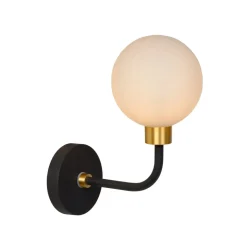 Wandlamp Berend van glas, hoogte 25,2 cm