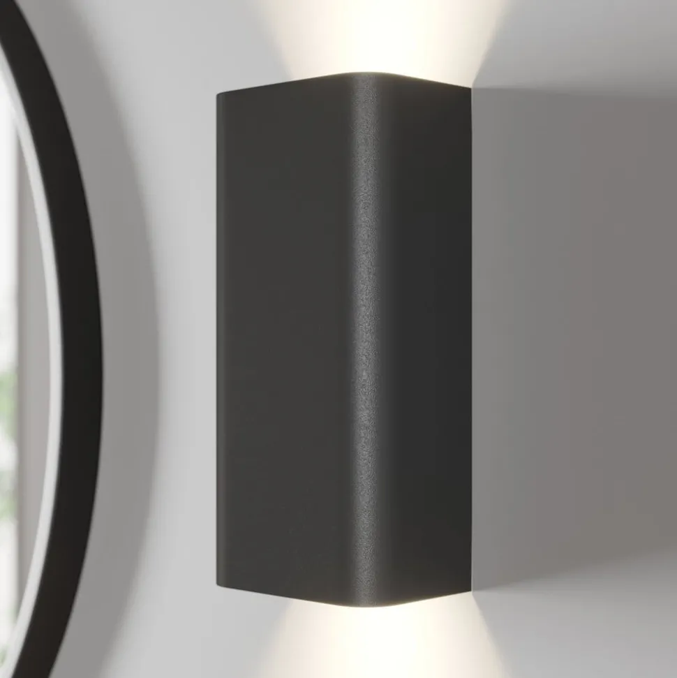 Wandlamp Bergen up & down, grafiet