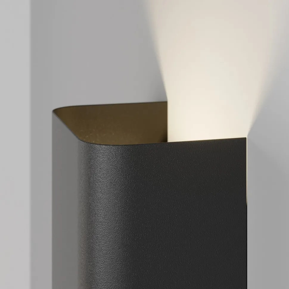 Wandlamp Bergen up & down, grafiet