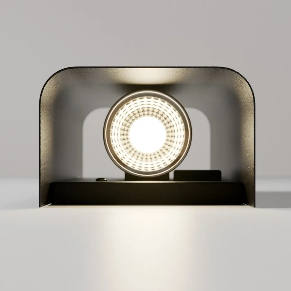 Wandlamp Bergen up & down, grafiet