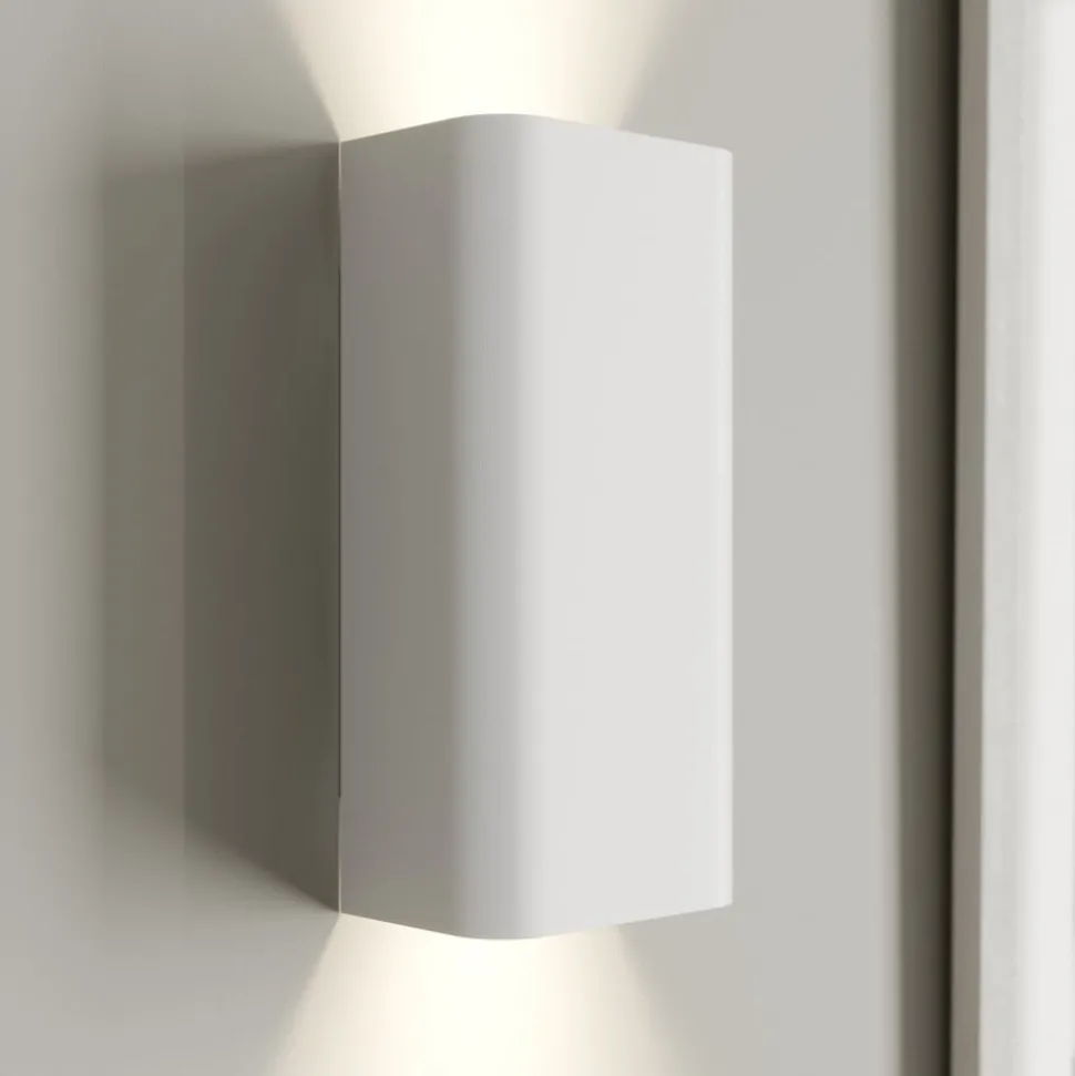 Wandlamp Bergen up & down, wit