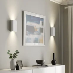 Wandlamp Bergen up & down, wit
