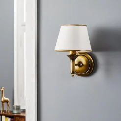 Wandlamp Birmingham gepatineerd