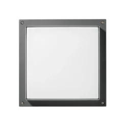 Wandlamp Bliz Square 40 3.000K antraciet dimbaar