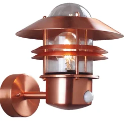 Wandlamp BLOKHUS sensor koper