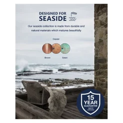 Wandlamp BLOKHUS sensor koper