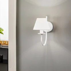 Wandlamp Bona, 1-lamp, wit