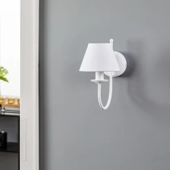 Wandlamp Bona, 1-lamp, wit
