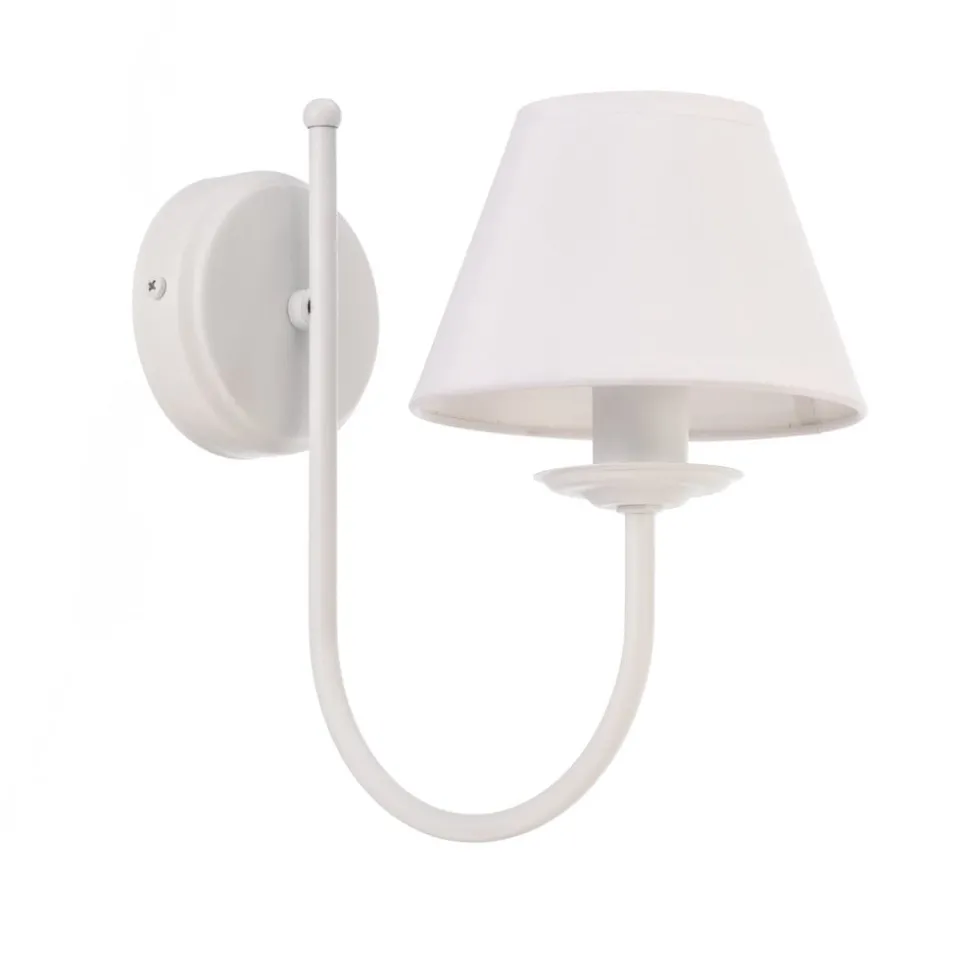 Wandlamp Bona, 1-lamp, wit