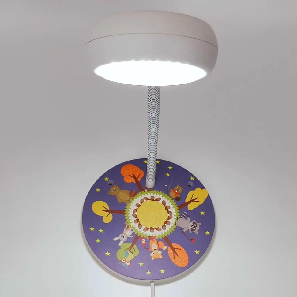 Wandlamp Bosdieren met flexibele arm