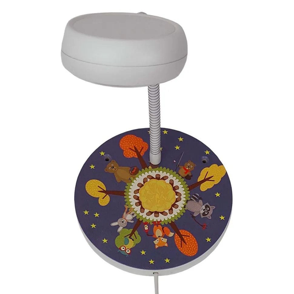 Wandlamp Bosdieren met flexibele arm