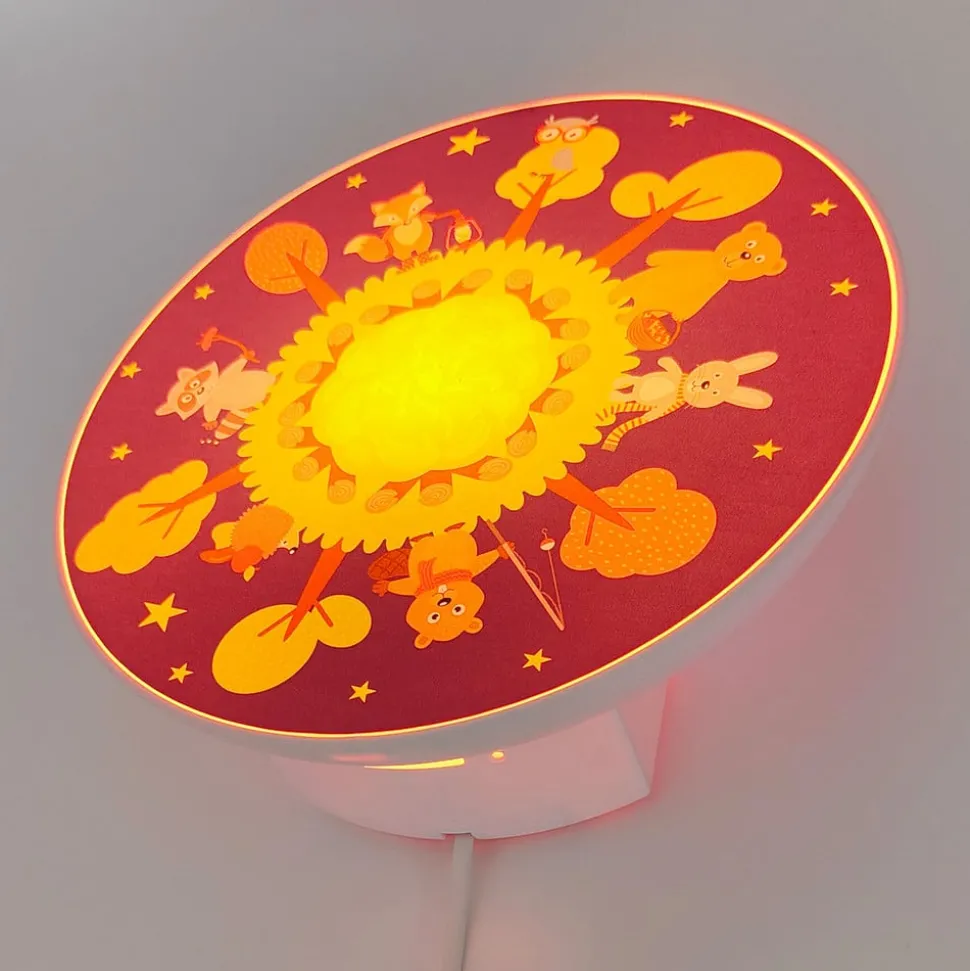 Wandlamp bosdieren met schakelaar en stekker