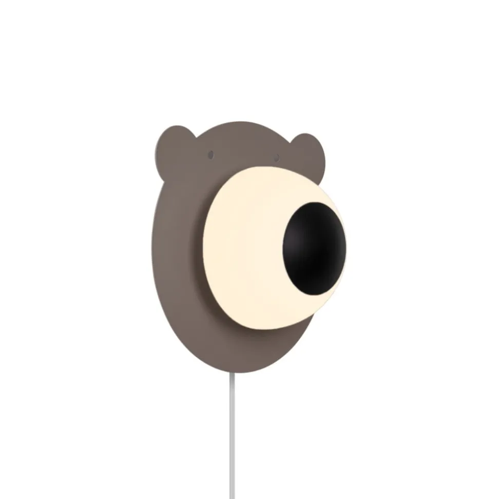 Wandlamp Bruna Bear met kabel en stekker