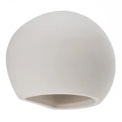 Wandlamp Bullet up/down van keramiek in wit