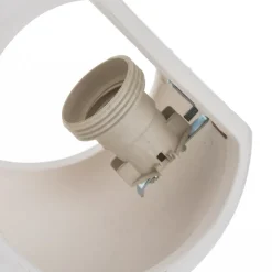 Wandlamp Bullet up/down van keramiek in wit