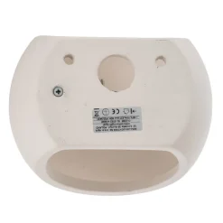 Wandlamp Bullet up/down van keramiek in wit