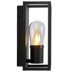 Wandlamp Carlyn badkamer zwart