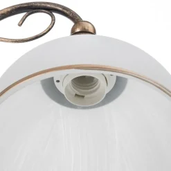 Wandlamp Casale met glazen kap