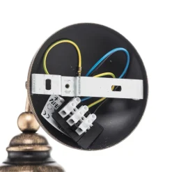 Wandlamp Casale met glazen kap