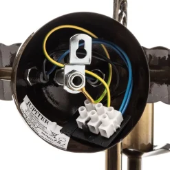 Wandlamp Castle licht gepatineerd 2-lamps