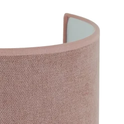 Wandlamp Celine, Soro, roze, stof, E27