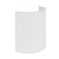 Wandlamp Celine, wit, stof, E27