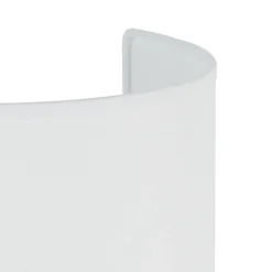 Wandlamp Celine, wit, stof, E27