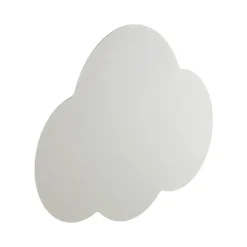 Wandlamp Cloud, beige, staal, indirect licht, 38 x 27 cm