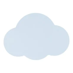 Wandlamp Cloud, blauw, staal, indirect licht, 38 x 27 cm