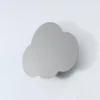 Wandlamp Cloud, grijs, 38 cm breed, metaal, wolk, G9