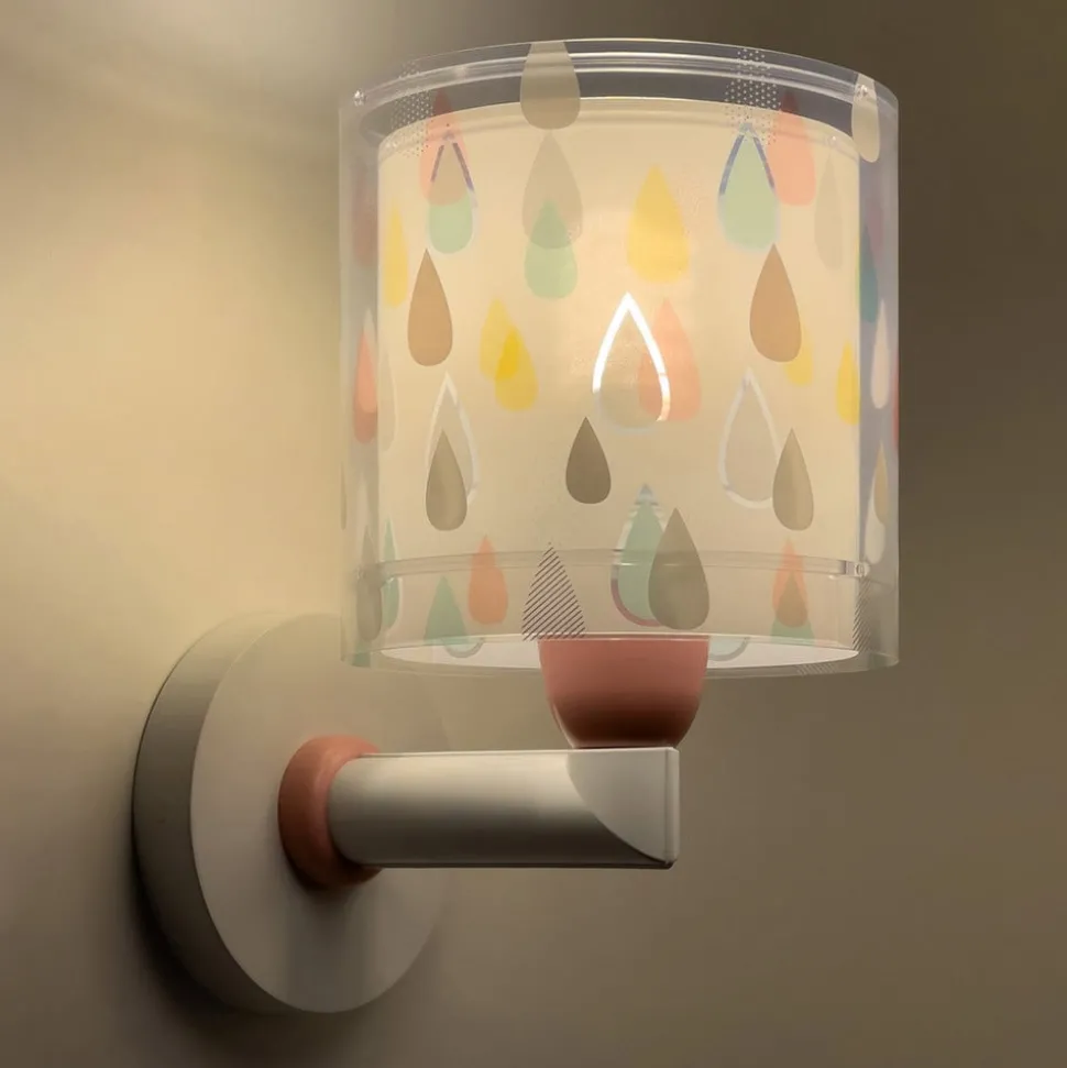 Wandlamp Color Rain van Dalber met snoer en stekker