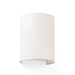 Wandlamp Cotton, gewelfd, 20 x 15 cm, beige