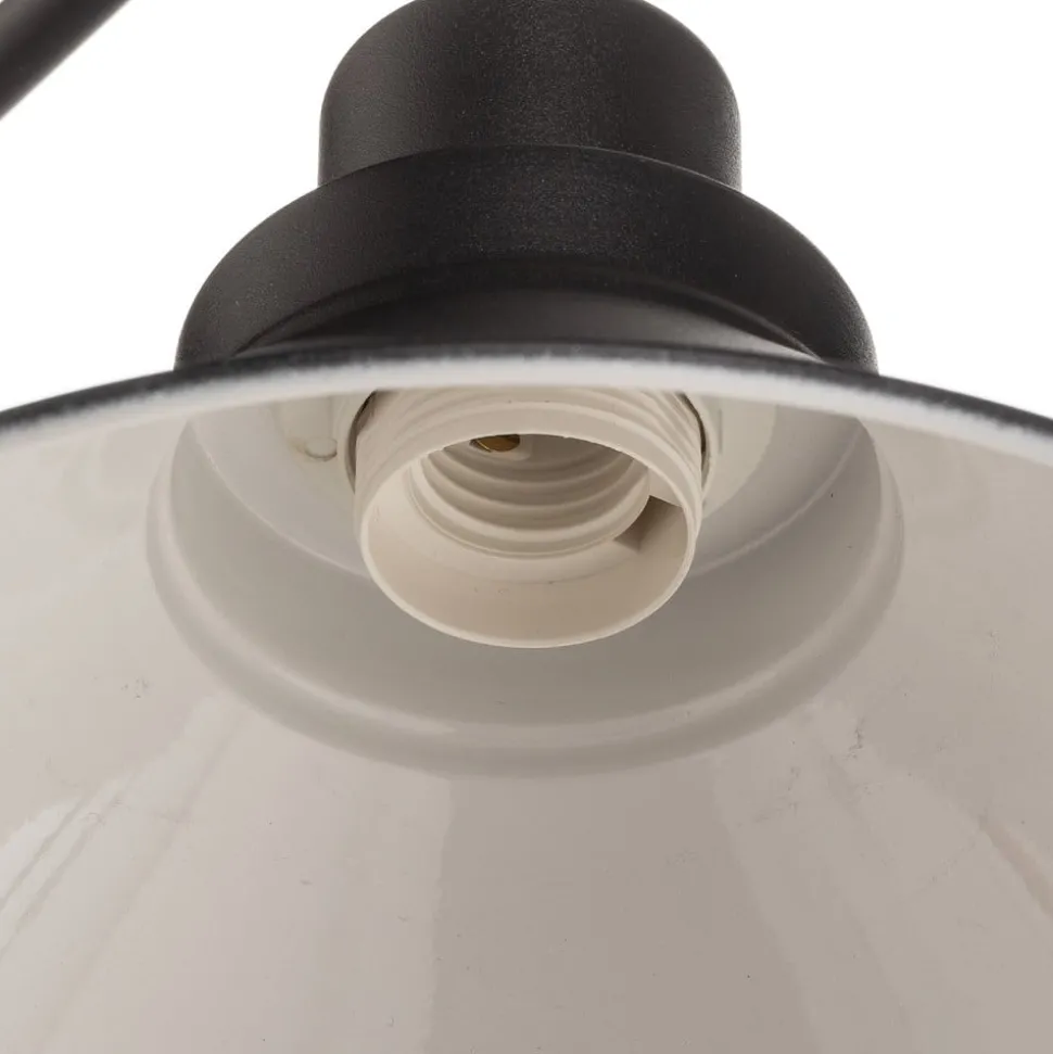 Wandlamp Craft I van metaal in zwart